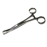 Зажим для пирсинга треуголный с пропилом.